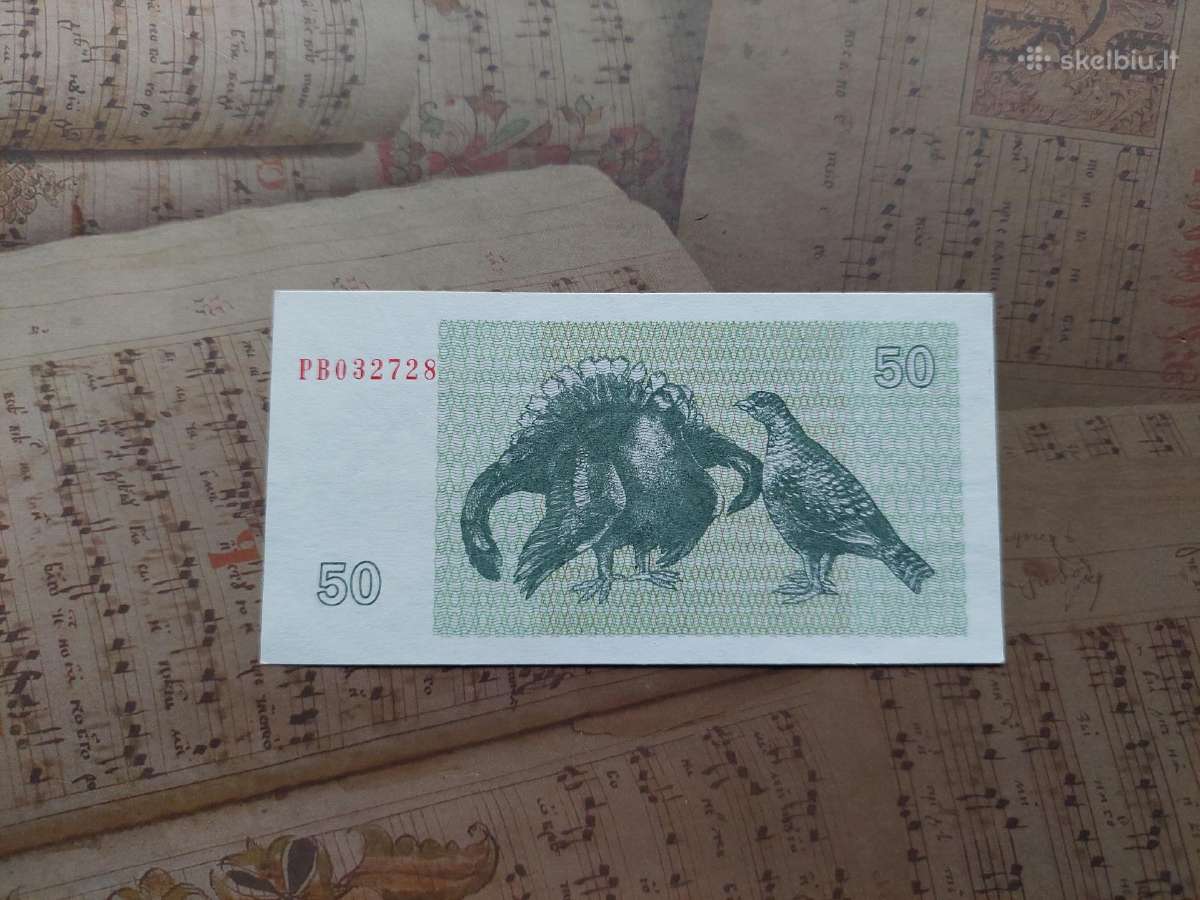 50 talonų 1992 Lietuva Unc - kurtiniai