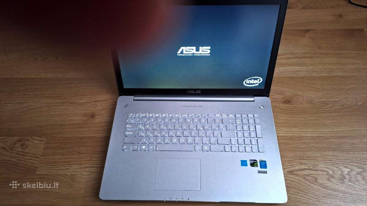 Asus n750j 17"intel i5 2.8ghz Ssd256gb 6gb Gtx850m - nuotraukos Nr. 2