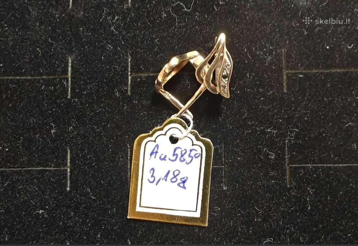Auksiniai auskarai nuo 86eur. - nuotraukos Nr. 18
