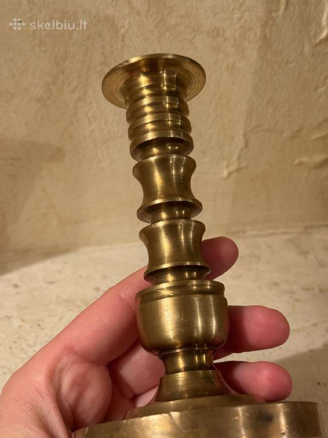 Žvakidė iš žalvario ir vario 700g. - nuotraukos Nr. 8