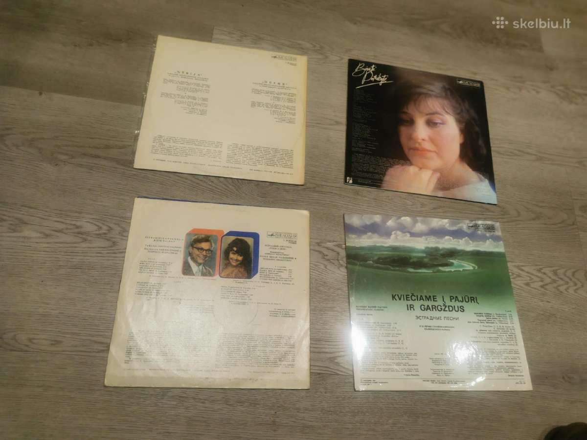 Vinilai lietuviški 4 vnt skirtingi - nuotraukos Nr. 2
