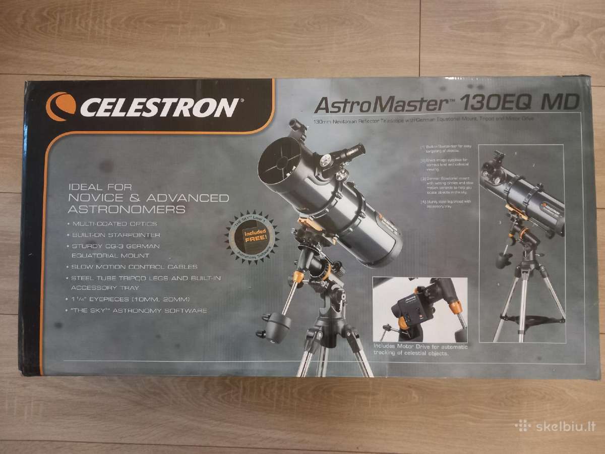 Teleskopas Celestron Astromaster 130eq Md - nuotraukos Nr. 3