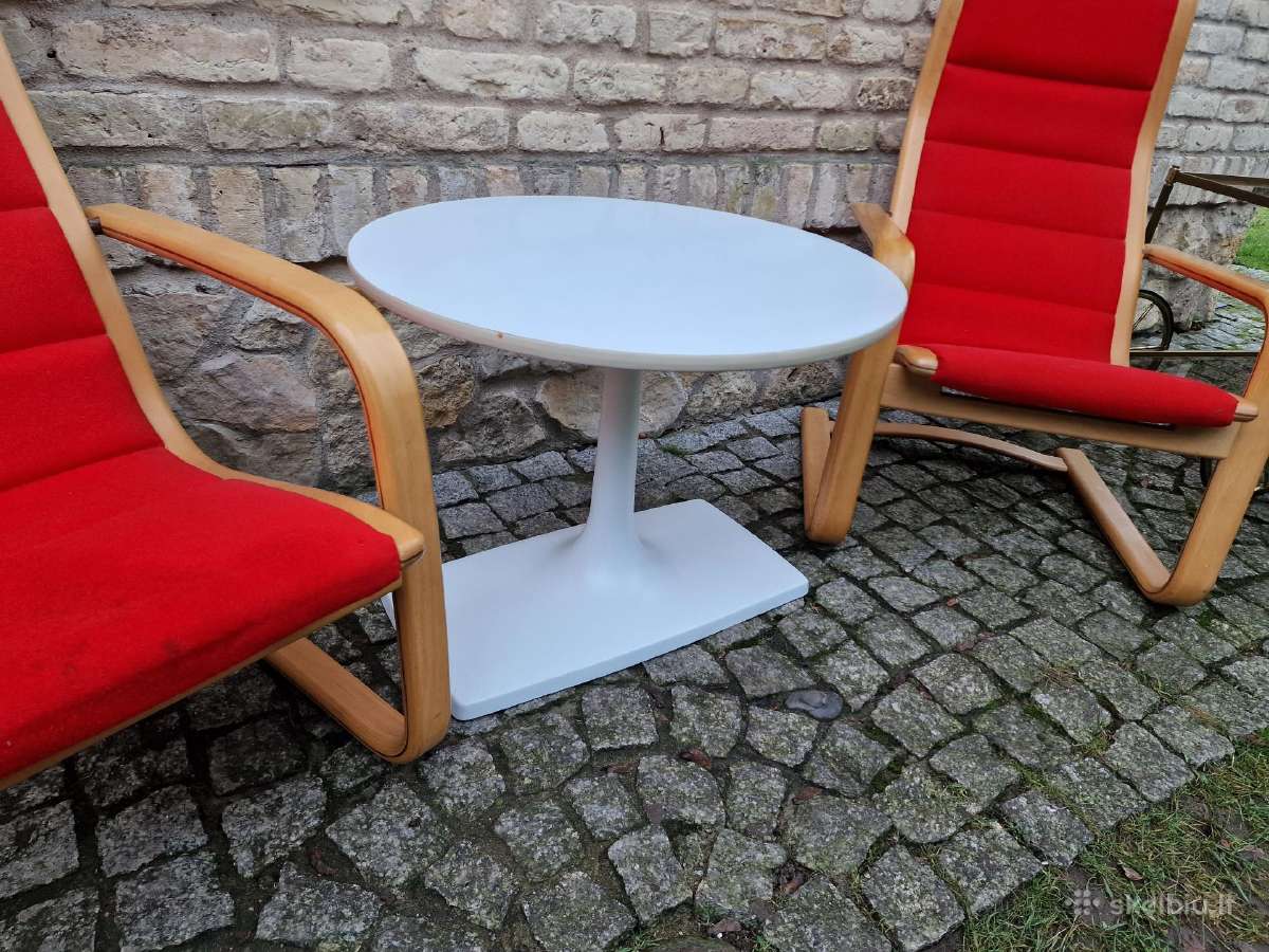 Vintažinis mid century Space Age kavos staliukas - nuotraukos Nr. 6
