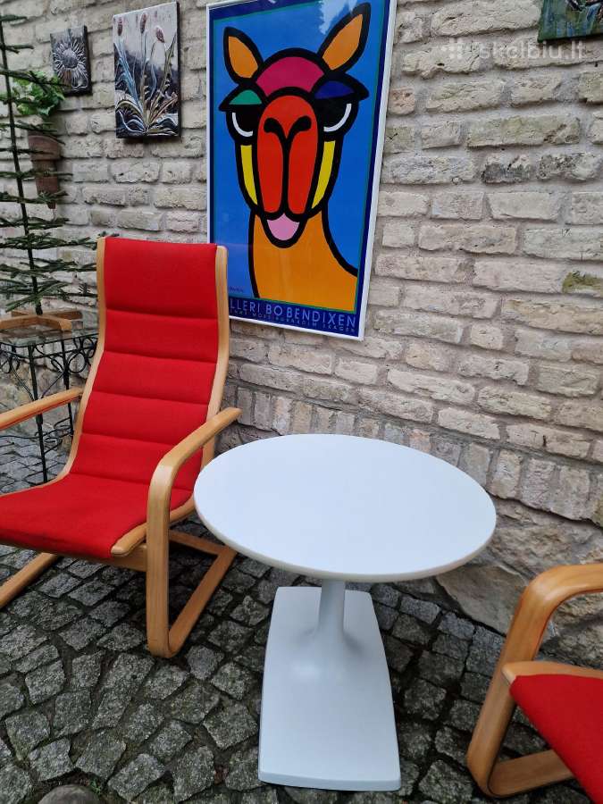 Vintažinis mid century Space Age kavos staliukas - nuotraukos Nr. 9