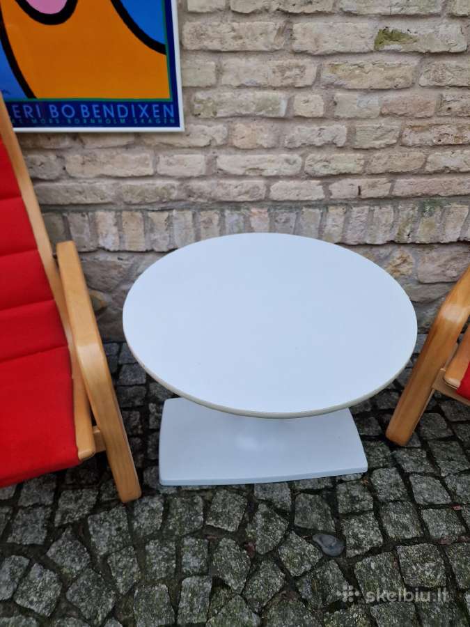 Vintažinis mid century Space Age kavos staliukas - nuotraukos Nr. 14