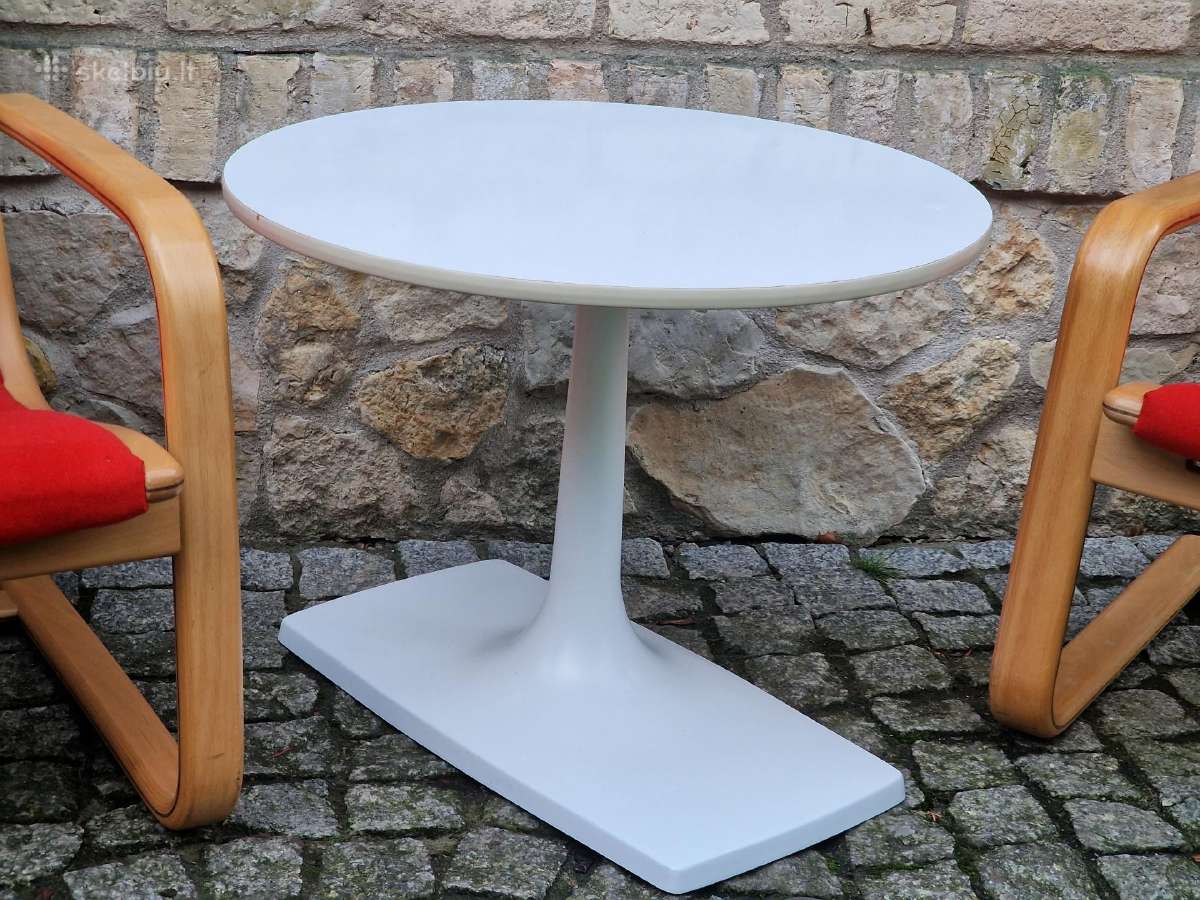 Vintažinis mid century Space Age kavos staliukas - nuotraukos Nr. 17