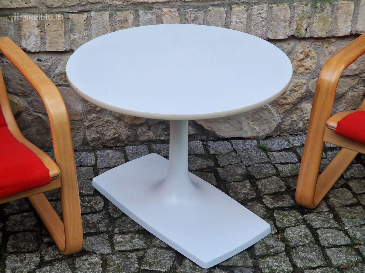Vintažinis mid century Space Age kavos staliukas - nuotraukos Nr. 19
