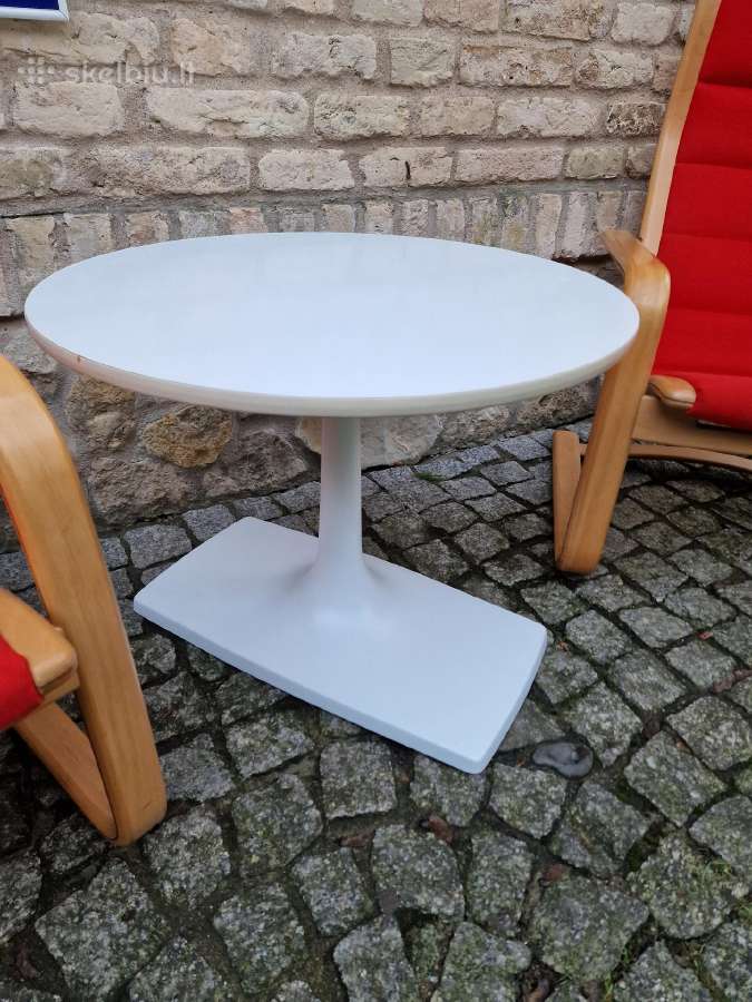 Vintažinis mid century Space Age kavos staliukas - nuotraukos Nr. 22