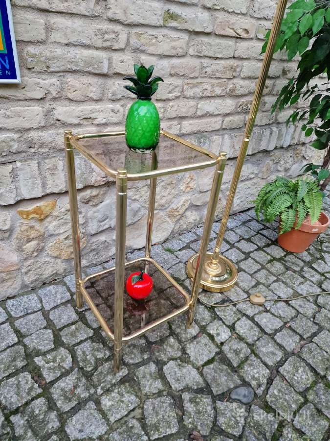 Vintažinis mid century konsolinis staliukas/stovas - nuotraukos Nr. 15