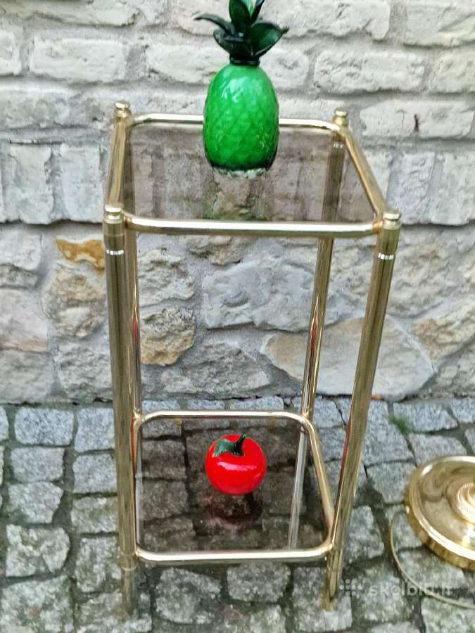 Vintažinis mid century konsolinis staliukas/stovas - nuotraukos Nr. 26
