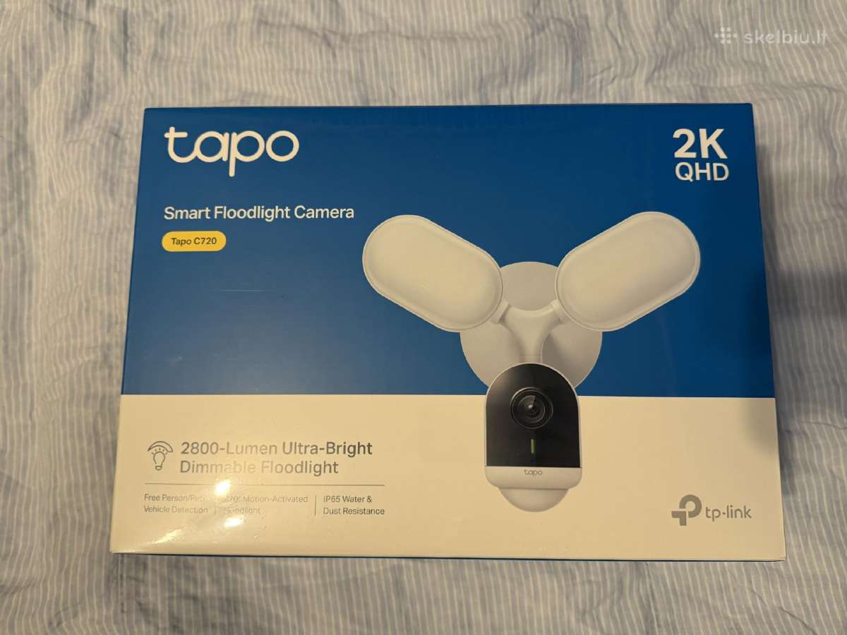 Tapo smart floodlight camera Nauja