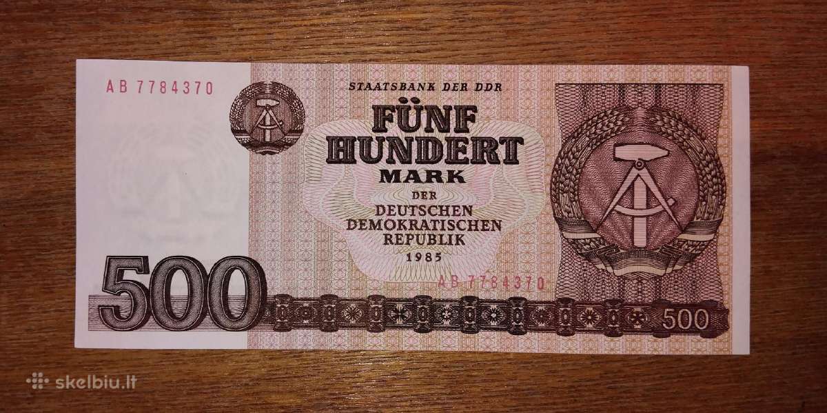 Vokietijos 500 markių banknotas