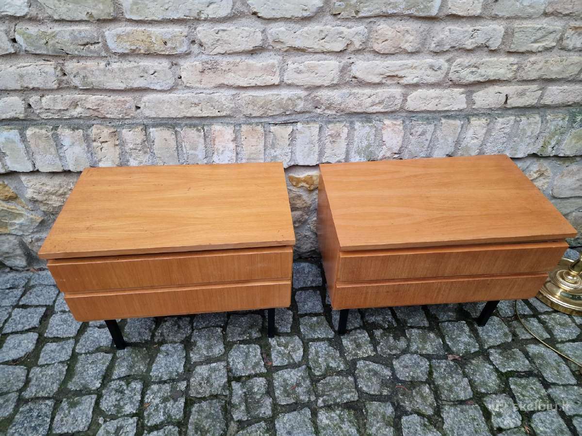 Vintažinės mid century modern naktinės spintelės - nuotraukos Nr. 6