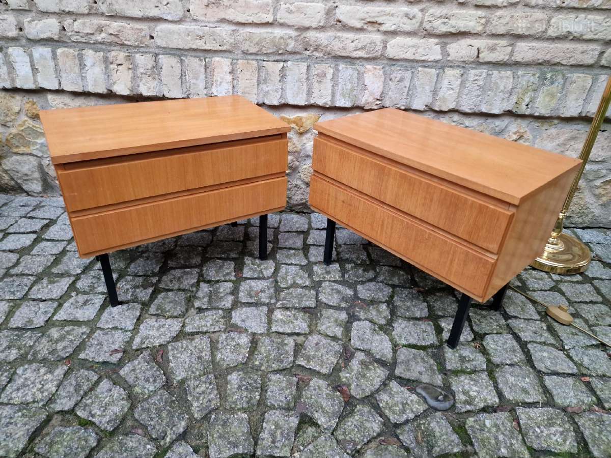 Vintažinės mid century modern naktinės spintelės - nuotraukos Nr. 20