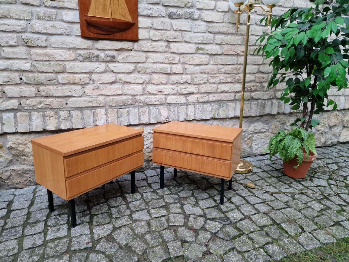 Vintažinės mid century modern naktinės spintelės - nuotraukos Nr. 22