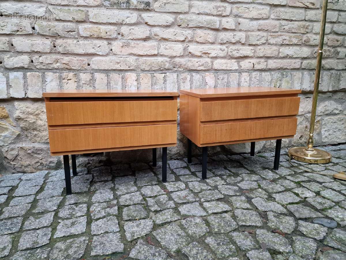 Vintažinės mid century modern naktinės spintelės - nuotraukos Nr. 23