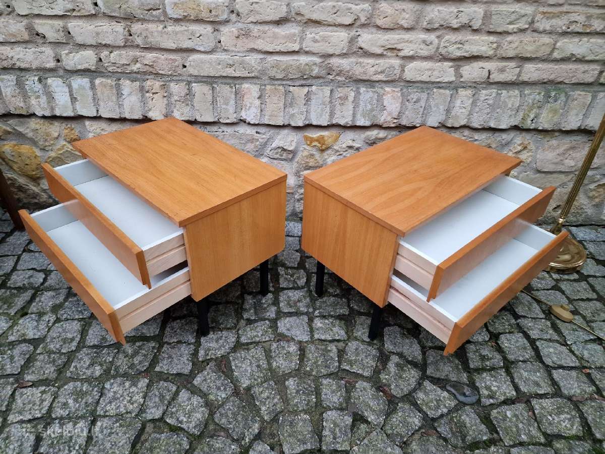 Vintažinės mid century modern naktinės spintelės - nuotraukos Nr. 28