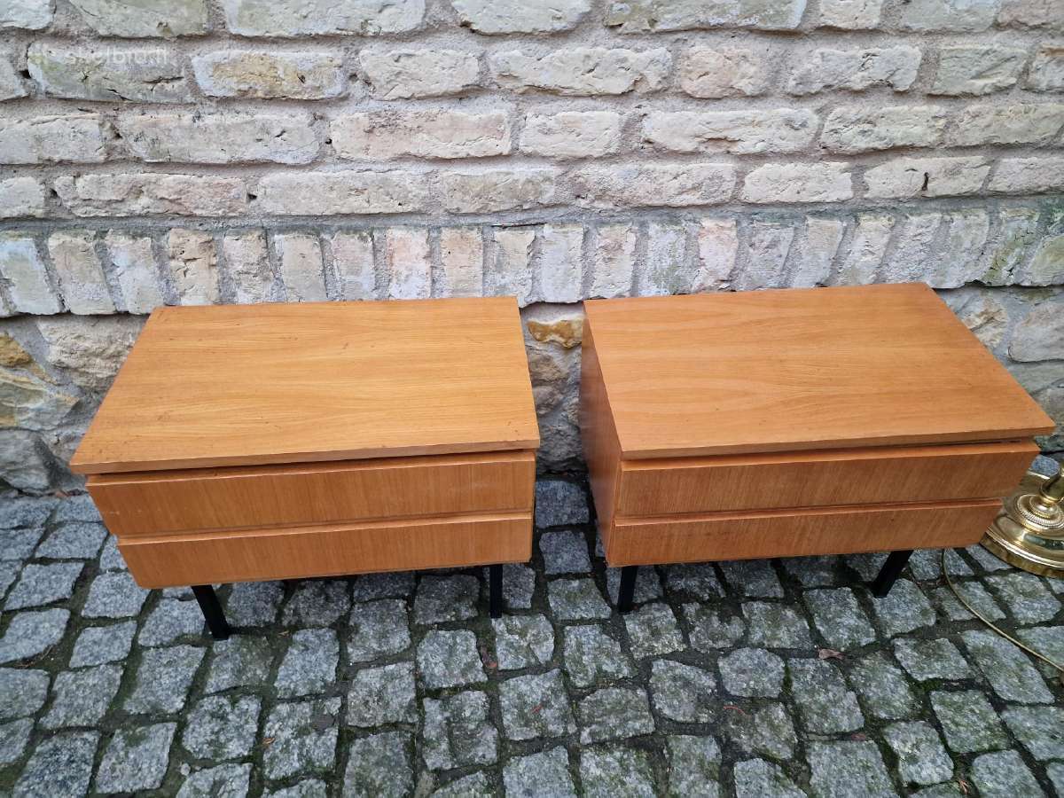 Vintažinės mid century modern naktinės spintelės - nuotraukos Nr. 30