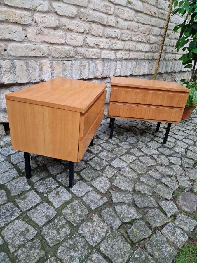 Vintažinės mid century modern naktinės spintelės - nuotraukos Nr. 32