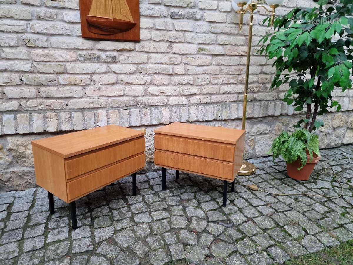 Vintažinės mid century modern naktinės spintelės - nuotraukos Nr. 35