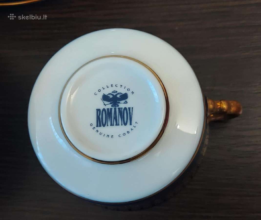 Romanovo porcelianiniai puodeliai - nuotraukos Nr. 3