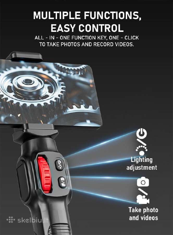 Endoskopinė kamera tik 3.9mm telpa pro žvakę - nuotraukos Nr. 4
