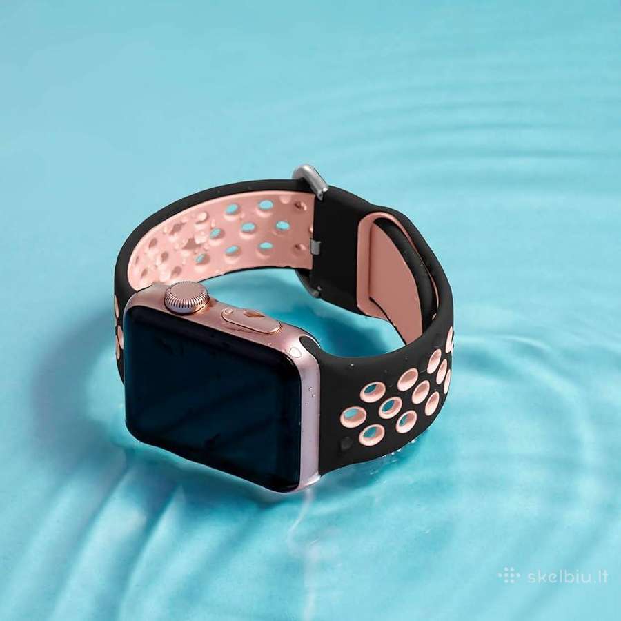 Apyrankė Apple Watch pink silicone