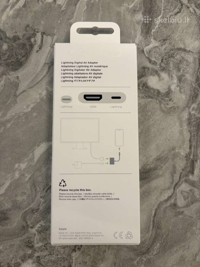 Apple Lightning to Digital AV adapter - nuotraukos Nr. 2