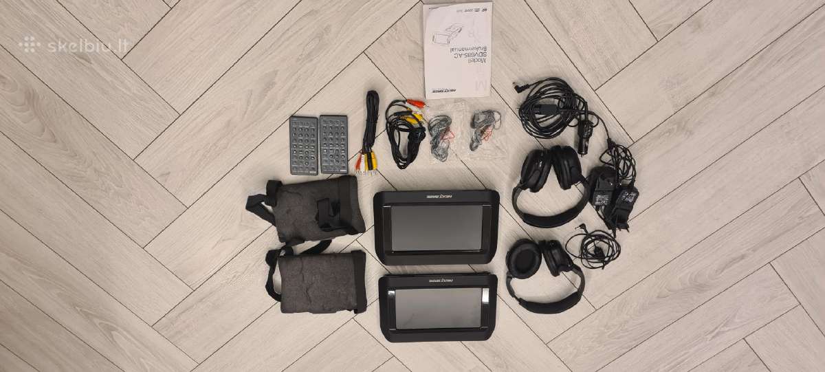 Dvd grotuvas 12v su visais priedais