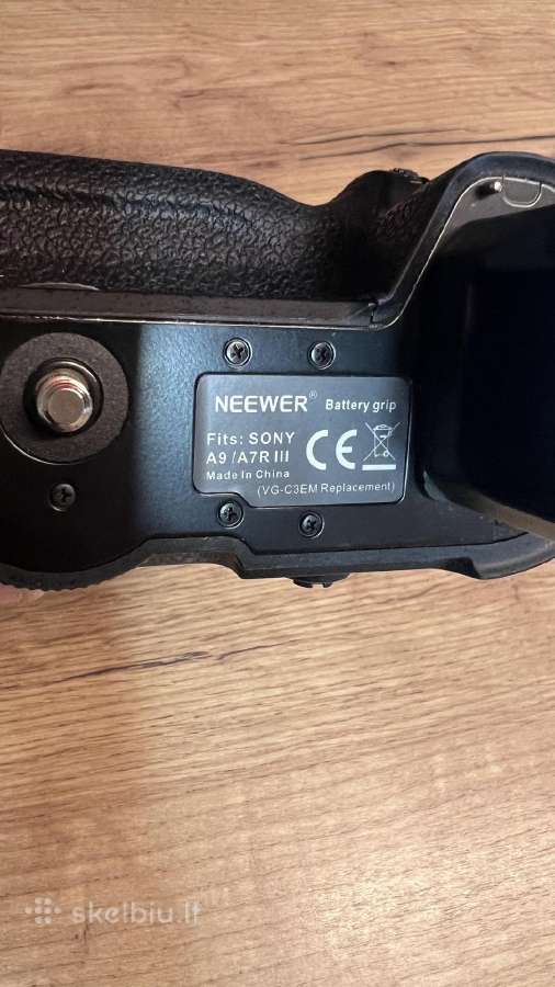 Neewer Vg-c3em baterijų laikiklis a7III a9 a7rIII - nuotraukos Nr. 4