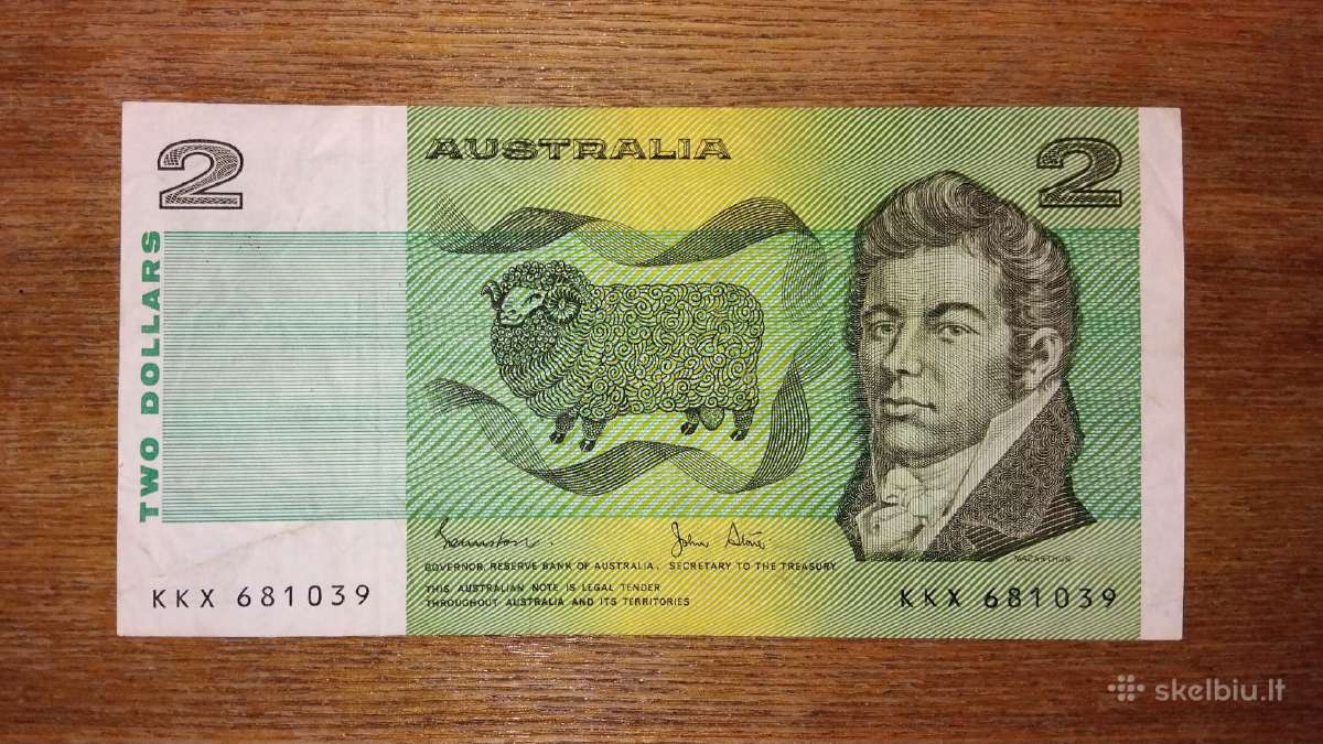 Australijos 2 $ banknotas