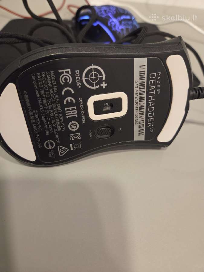 Razer Deathadder v2 žaidimų pelė - nuotraukos Nr. 3