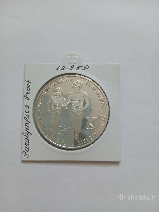 Sidabras JAV 1995 P Paralympics 1 Doleris