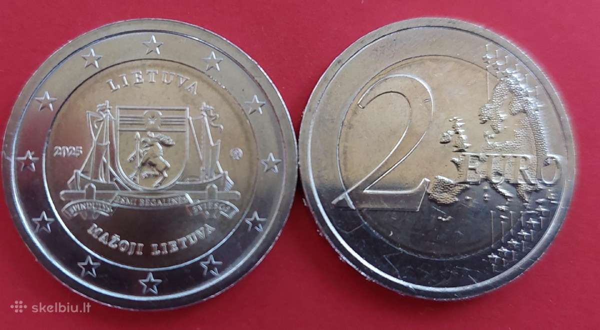 2025m. 2€ Mažoji Lietuva Unc
