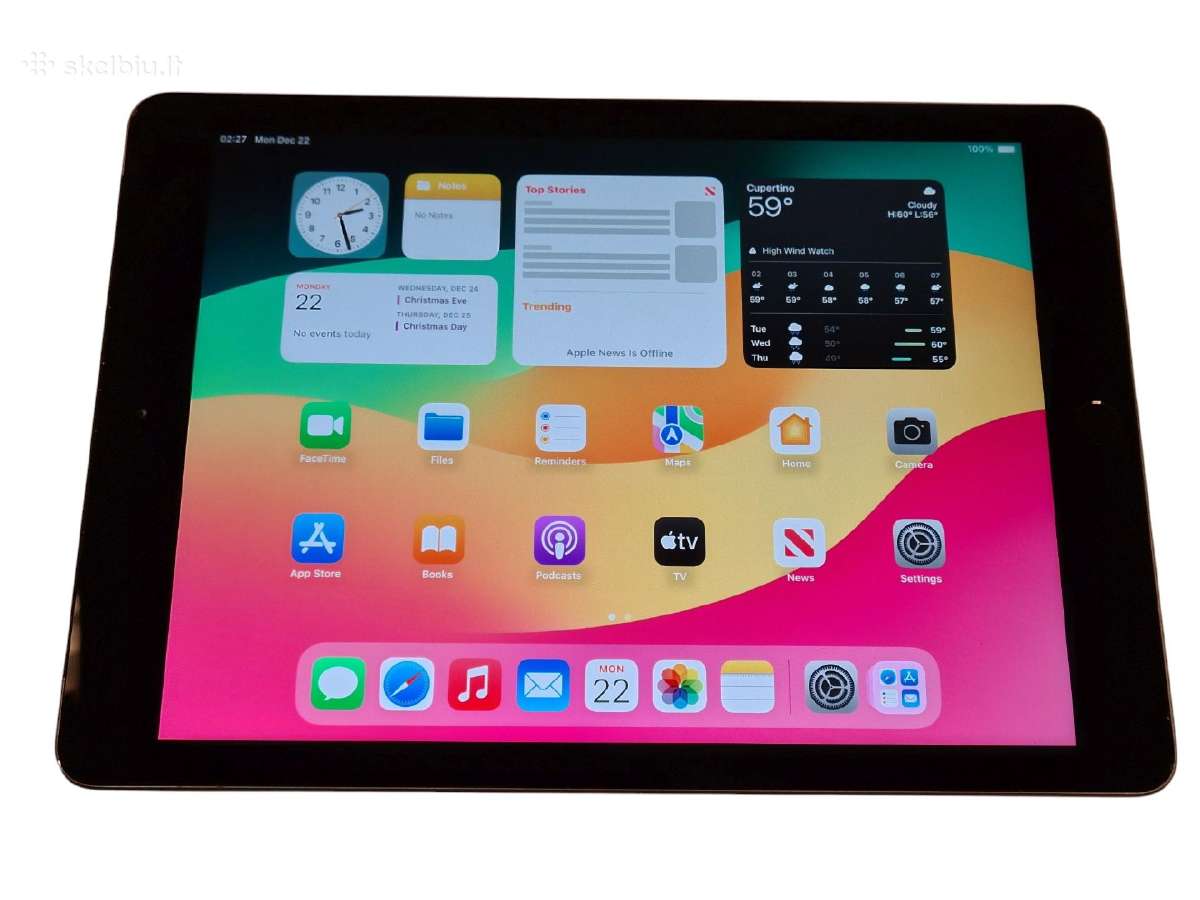 iPad (6th Generation) 32gb +Sim + 3 mėn. garantija - nuotraukos Nr. 6