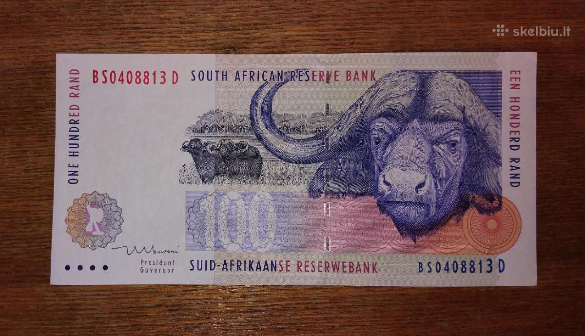 Pietų Afrikos 100 rand banknotas