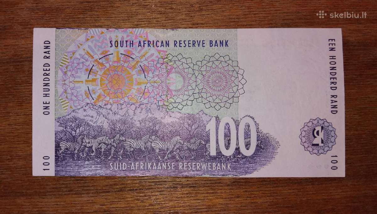 Pietų Afrikos 100 rand banknotas - nuotraukos Nr. 2