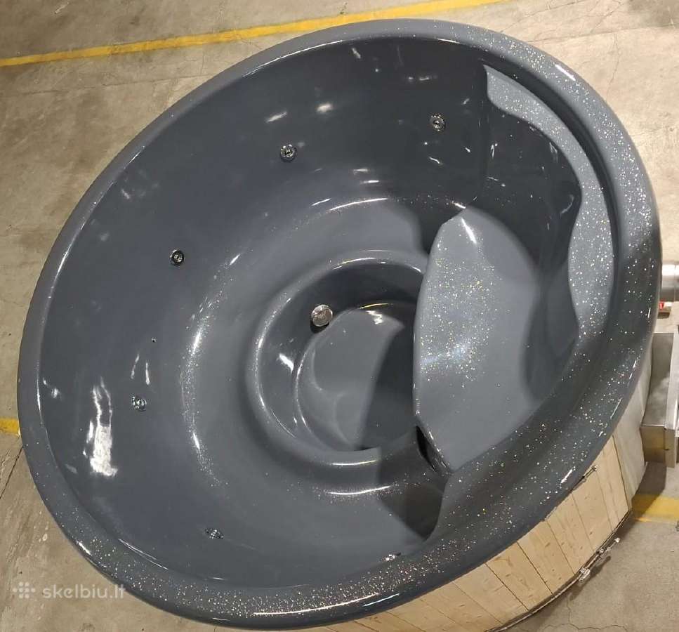 Stiklo pluošto Lauko kubilas Grey pearl sandėlyje - nuotraukos Nr. 4