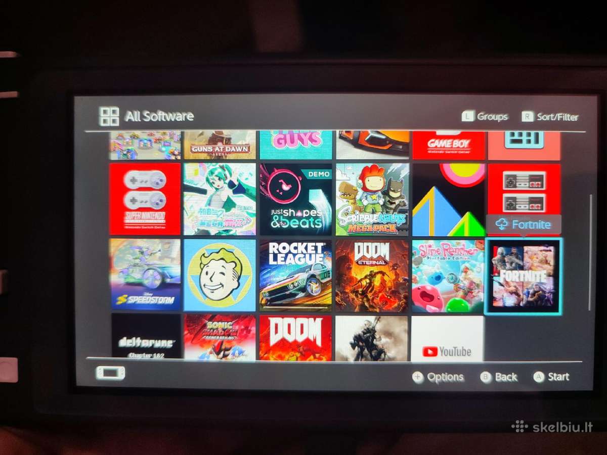 Nintendo Switch, daug vaikisku zaidimu viduje. - nuotraukos Nr. 5