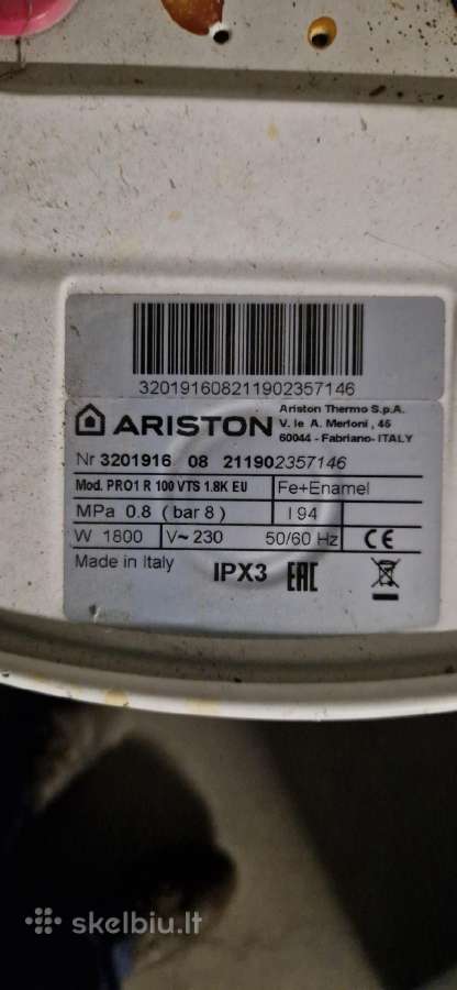 Boileris Ariston - nuotraukos Nr. 3