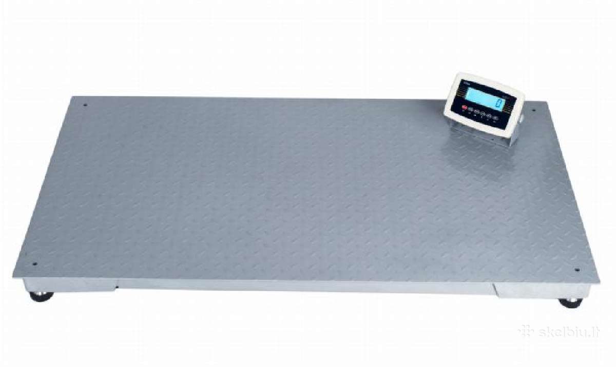 Gyvulinės platforminės svarstyklės 1x2m 3000kg - nuotraukos Nr. 2