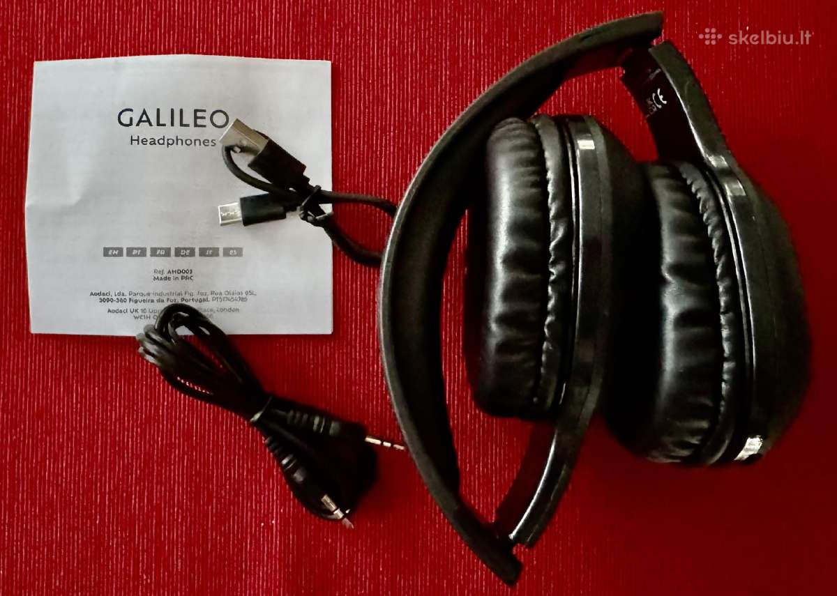 Galileo Headphones - Black / ausinės juodos - nuotraukos Nr. 4