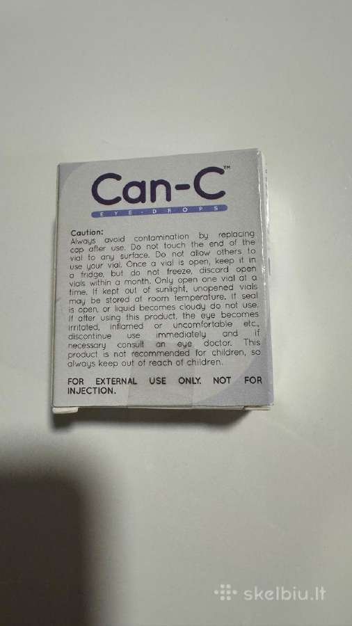 Can-c“ akių lašai N-acetilkarnozino kataraktai - nuotraukos Nr. 6
