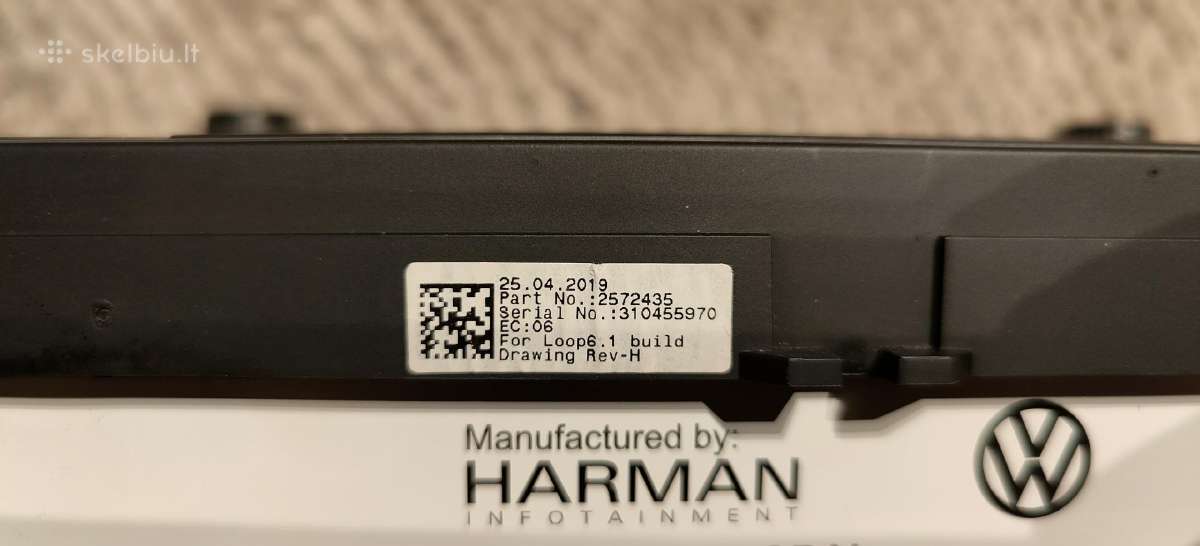 Originalus Oem VW Harman Mib global - nuotraukos Nr. 3