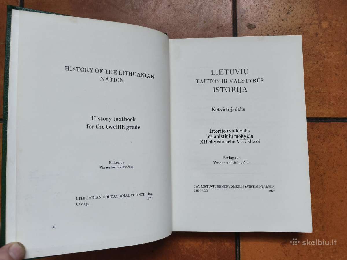 Lietuvių tautos ir valstybės istorija Iv 1977 m. - nuotraukos Nr. 3
