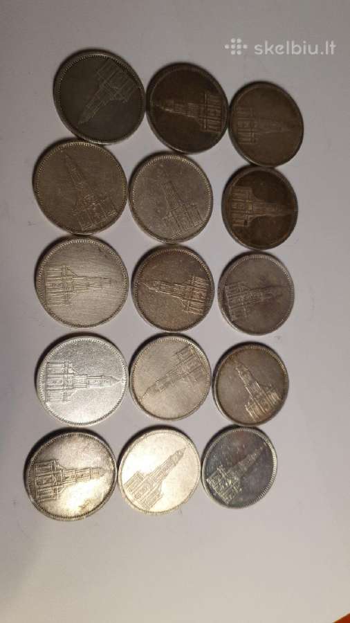 Metalo kaina, Reichsmark (1934-36-39m) - nuotraukos Nr. 4