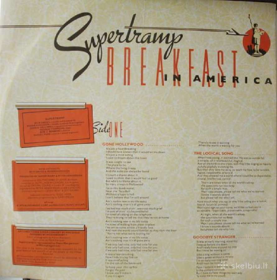 Vinilas Supertramp – Breakfast In America - nuotraukos Nr. 3