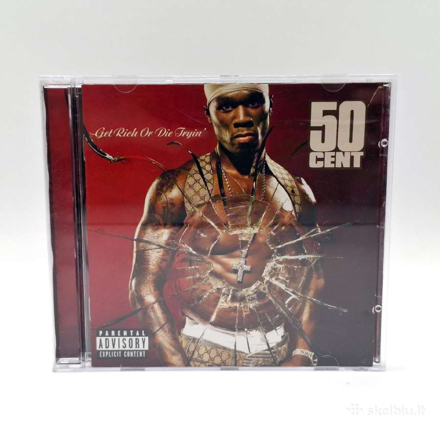 50 Cent - Get Rich Or Die Tryin' (CD, Albumas)