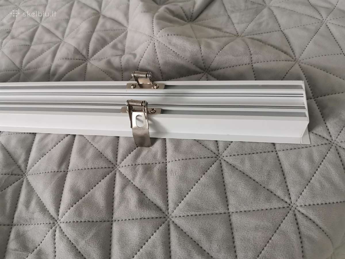 Linijinis įleidžiamas šviestuvas, 40 W, baltas - nuotraukos Nr. 5