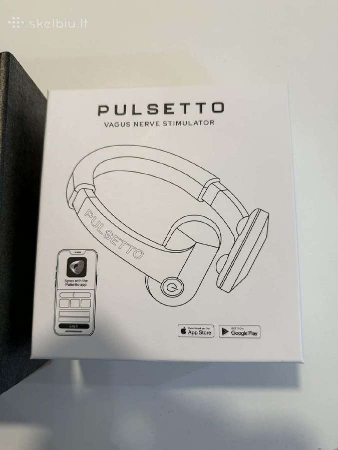 Pulsetto stimuliatorius ir dėklas